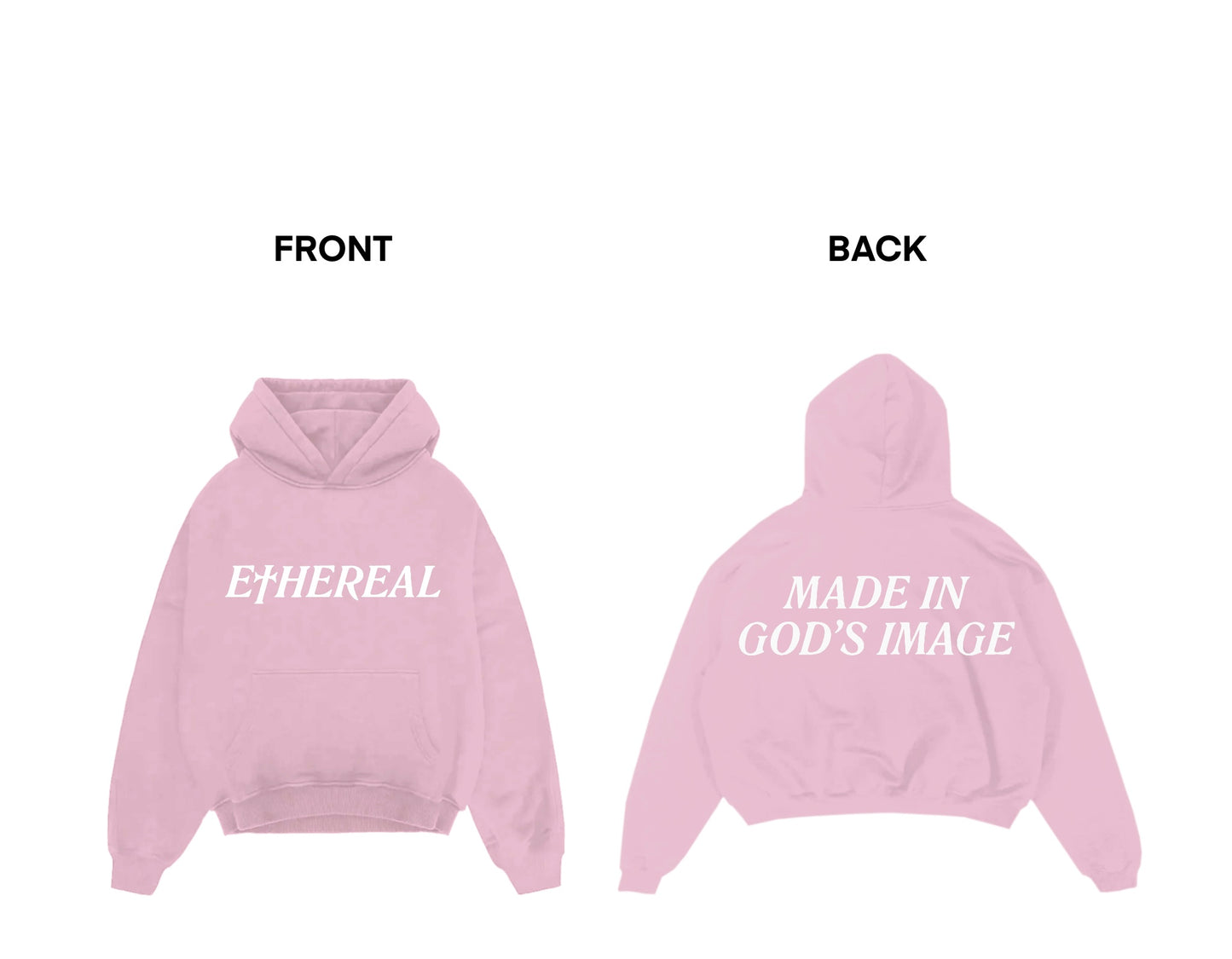 Ethereal Puff Print Hoodie