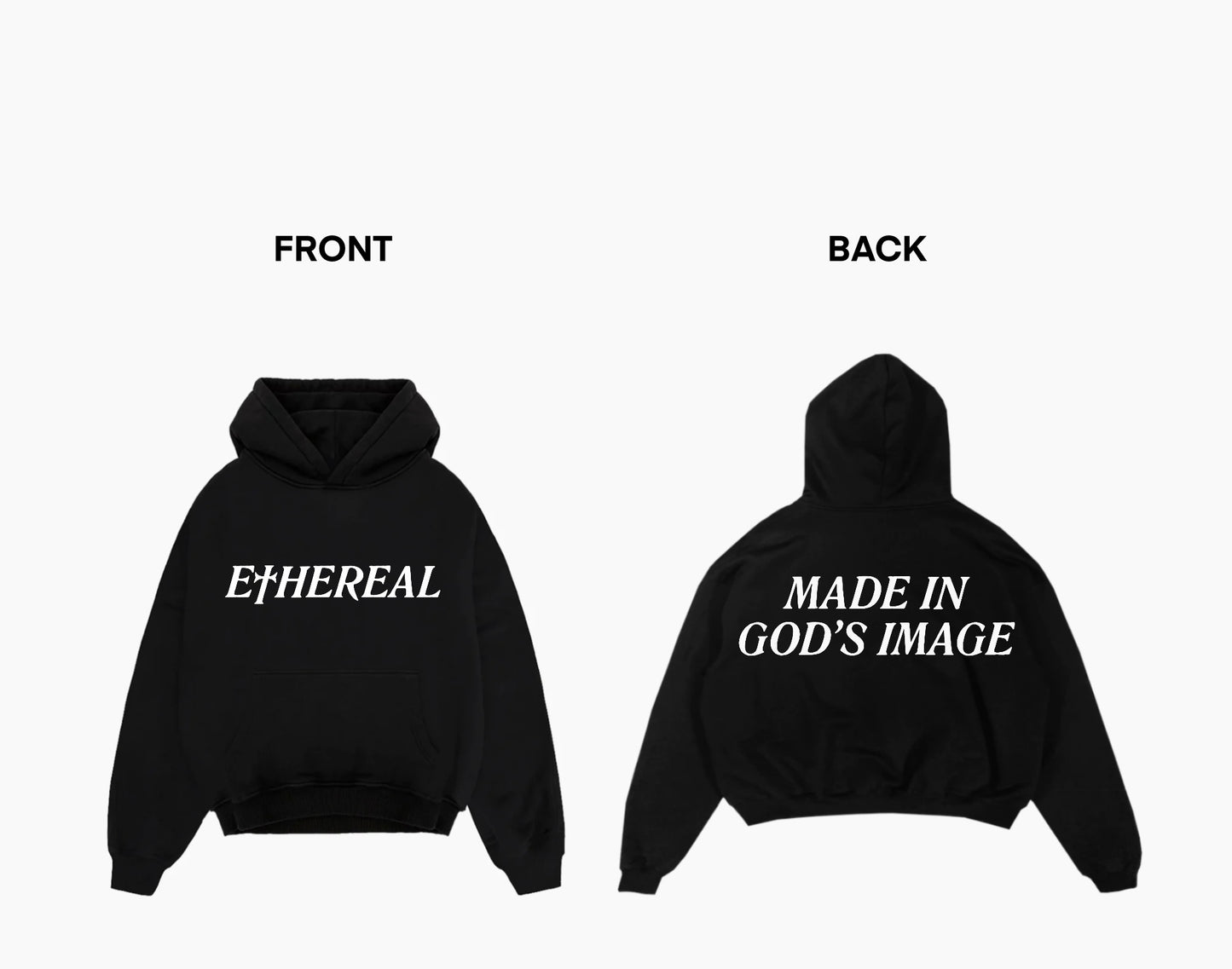 Ethereal Puff Print Hoodie