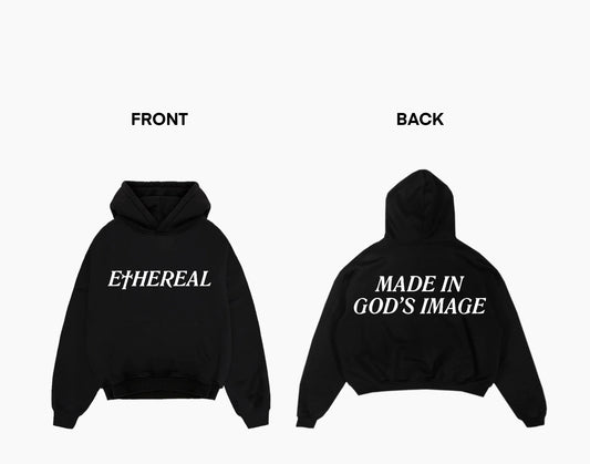 Ethereal Puff Print Hoodie