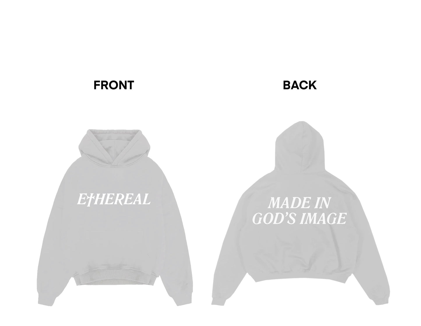 Ethereal Puff Print Hoodie