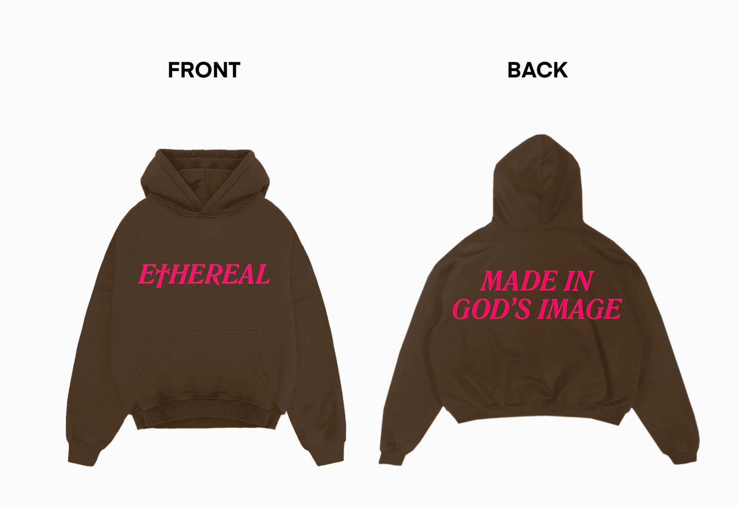 Ethereal Puff Print Hoodie