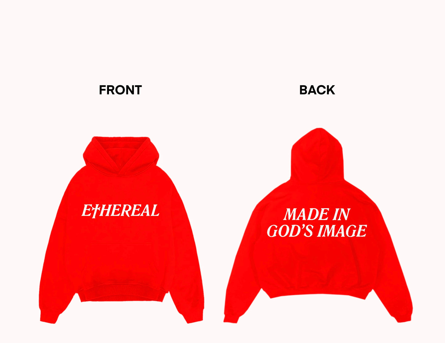 Ethereal Puff Print Hoodie