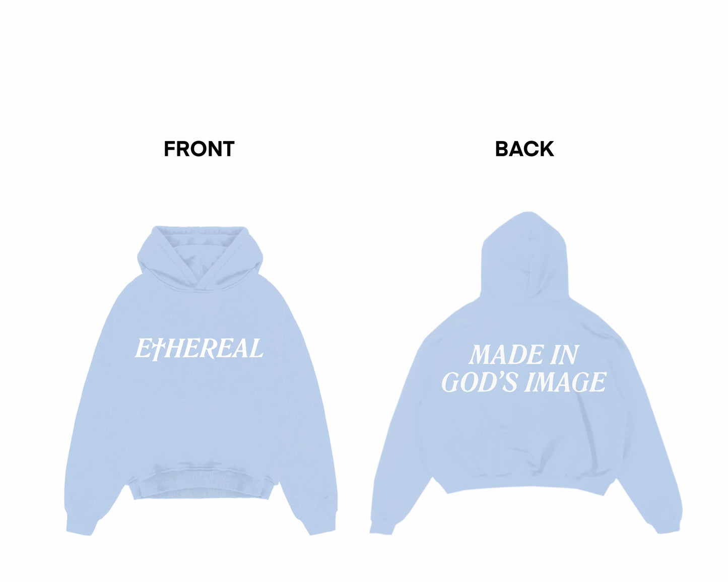 Ethereal Puff Print Hoodie